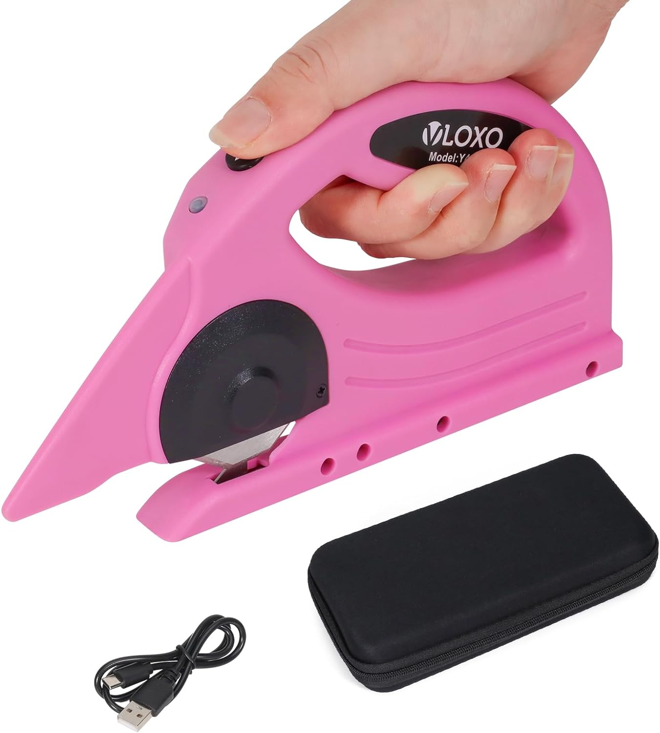 Product photo of the VLOXO cordless electric rotary scissors