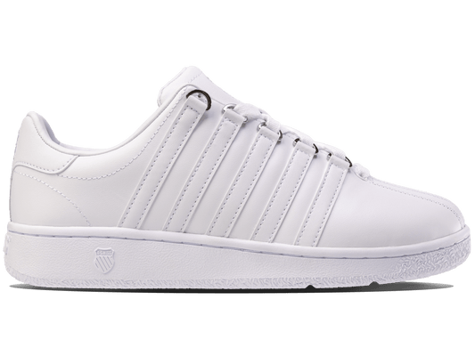 White leather K-Swiss Classic VN sneaker, shown in the women's version