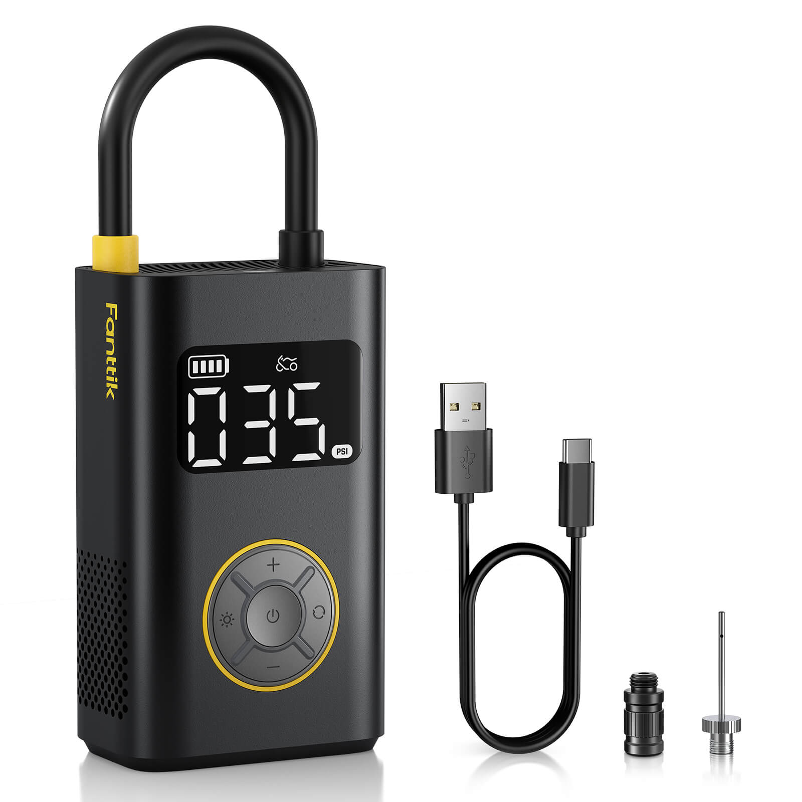 Compact Fanttik X9 Pro cordless tire inflator