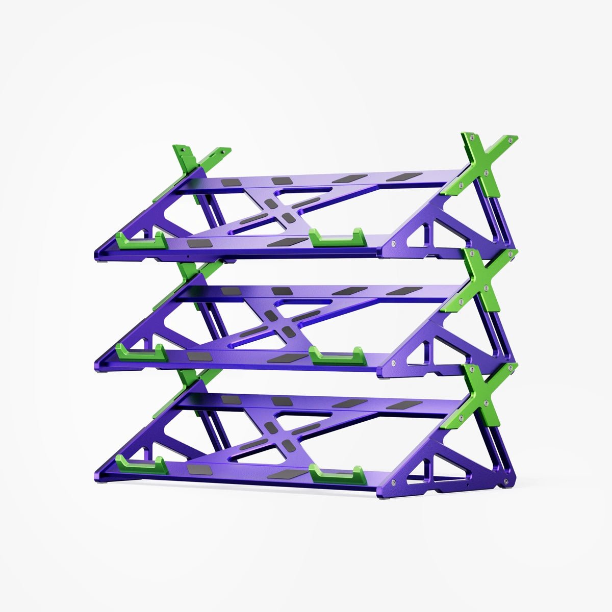 Limited-edition purple Apex keyboard display stand from Peakzooc