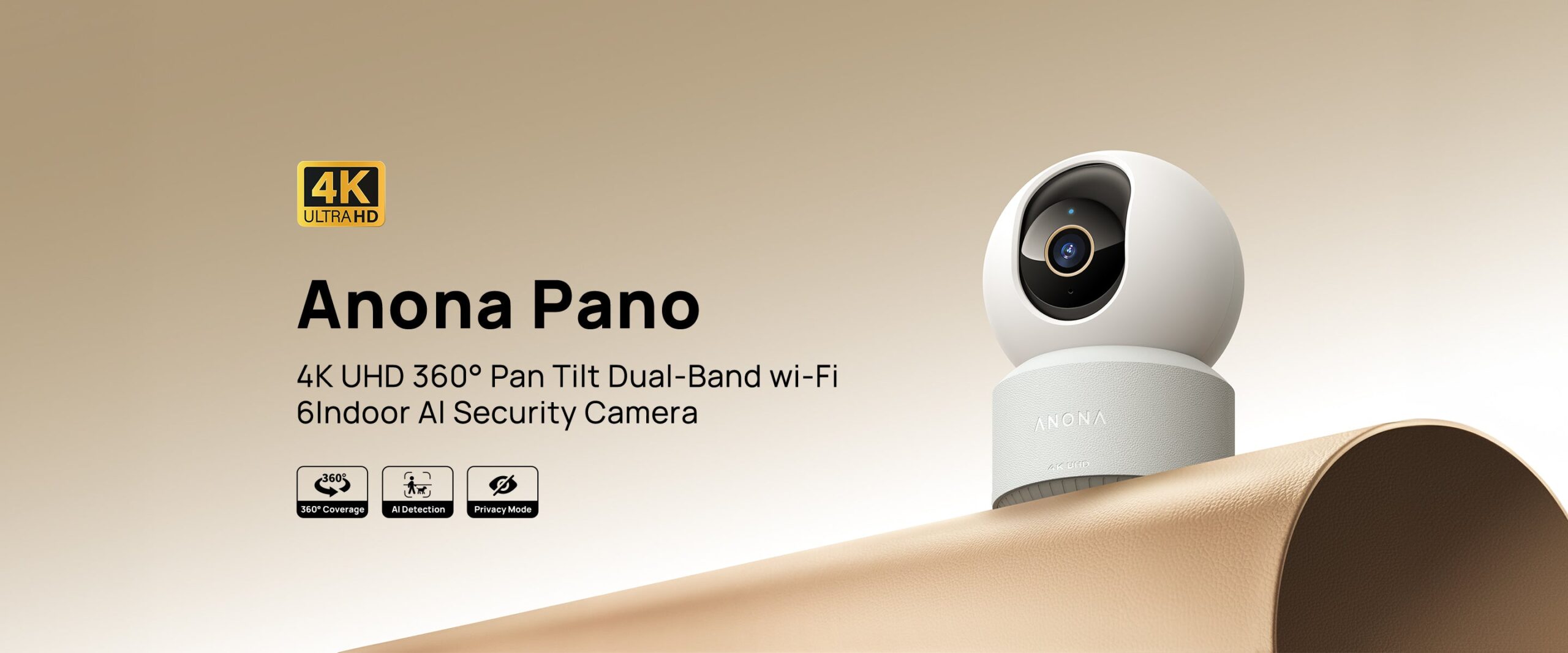 Anona Pano 4K Indoor Camera: Pan-Tilt Security With No Subscription