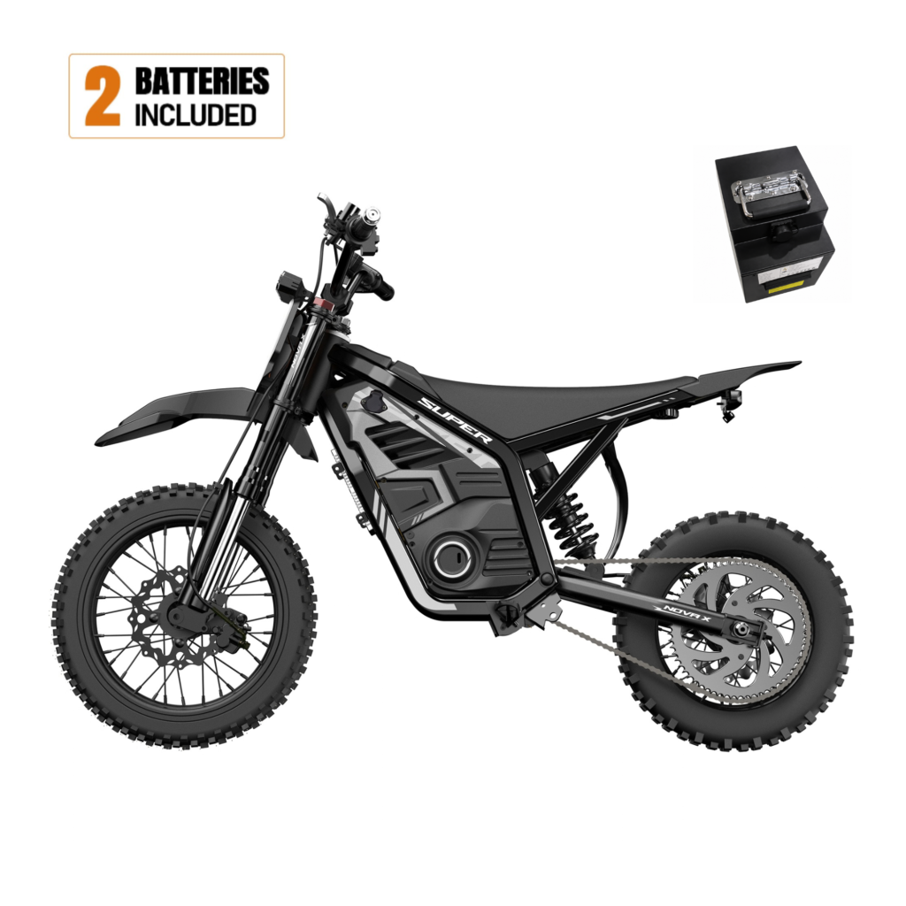 ESKUTE NOVA X shown with a second 48V battery in the bundle