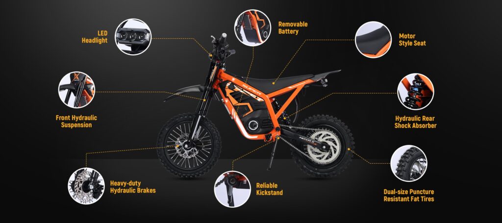 ESKUTE NOVA X: A Spec-Sheet Look at This 4000W Electric Dirt Bike