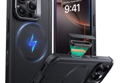 ESR iPhone 16 Pro Cyber Series Case: Rugged Shell, Built-In Stand