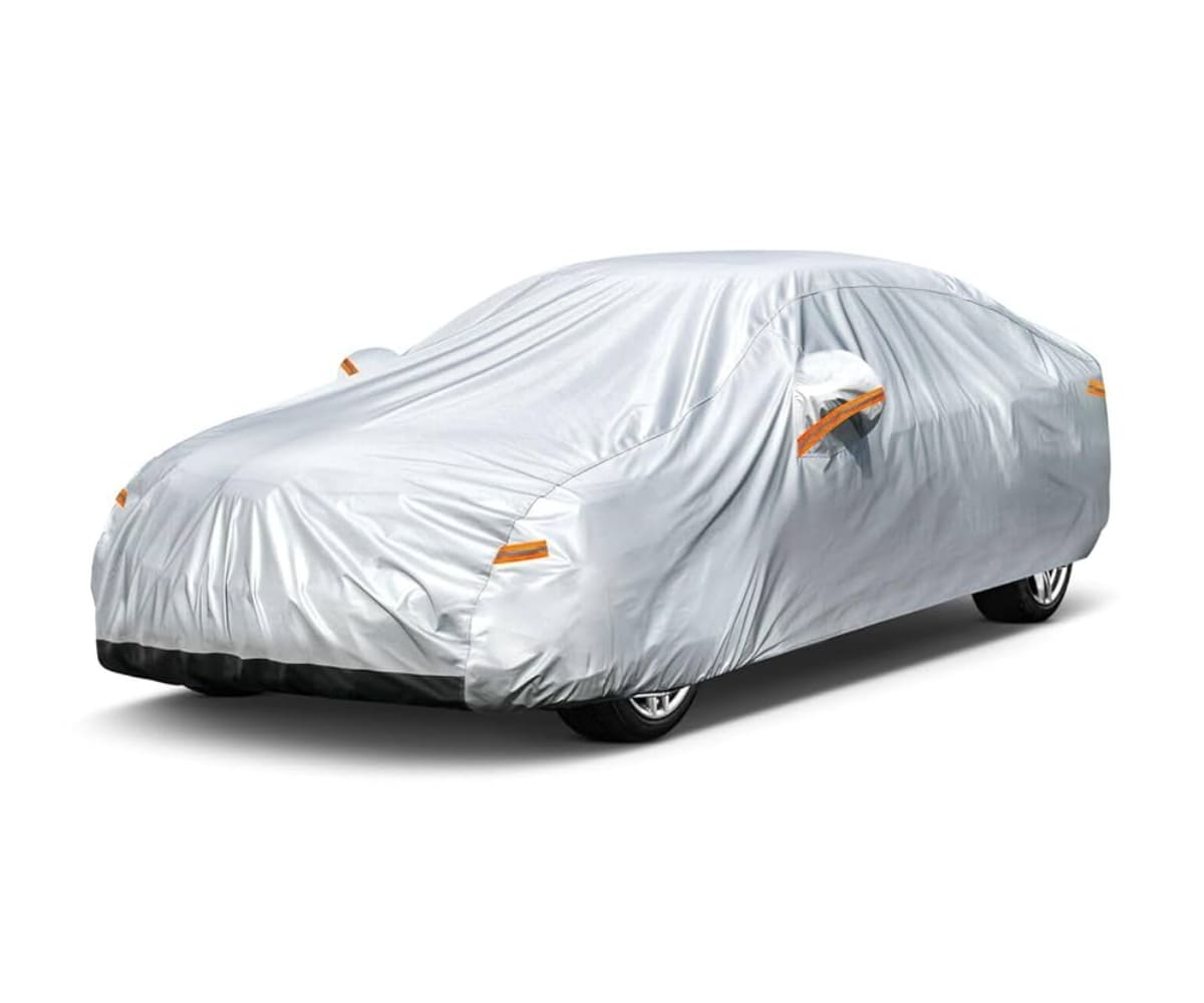 GUNHYI 16-Layer Sedan Car Cover: Vents, Straps and Fit Explained