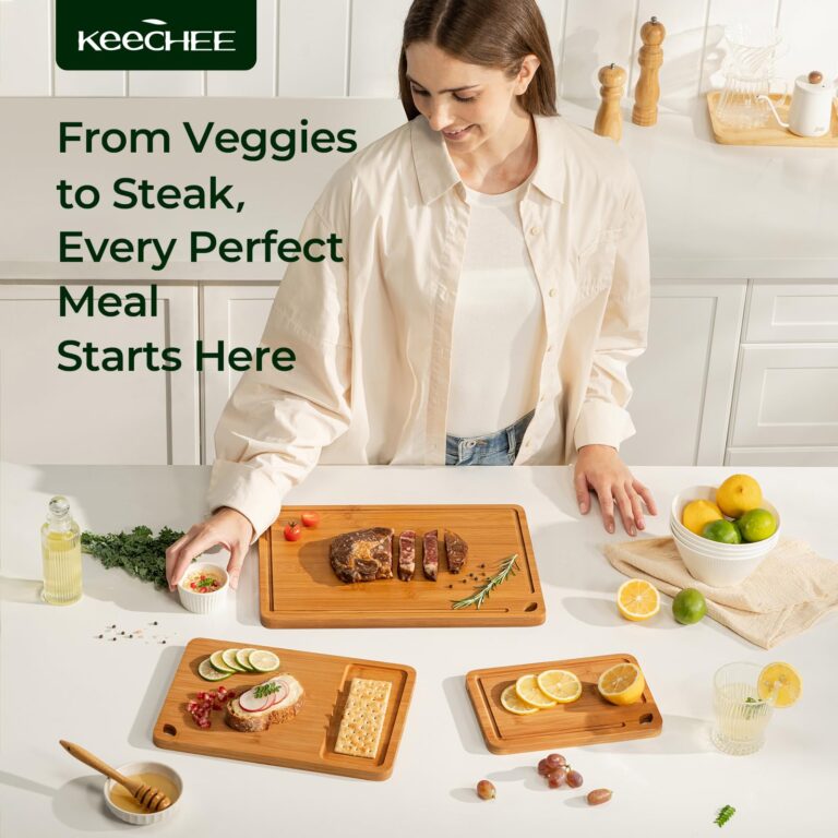 Keechee 3-Piece Carbonized Bamboo Cutting Board Set: What to Know