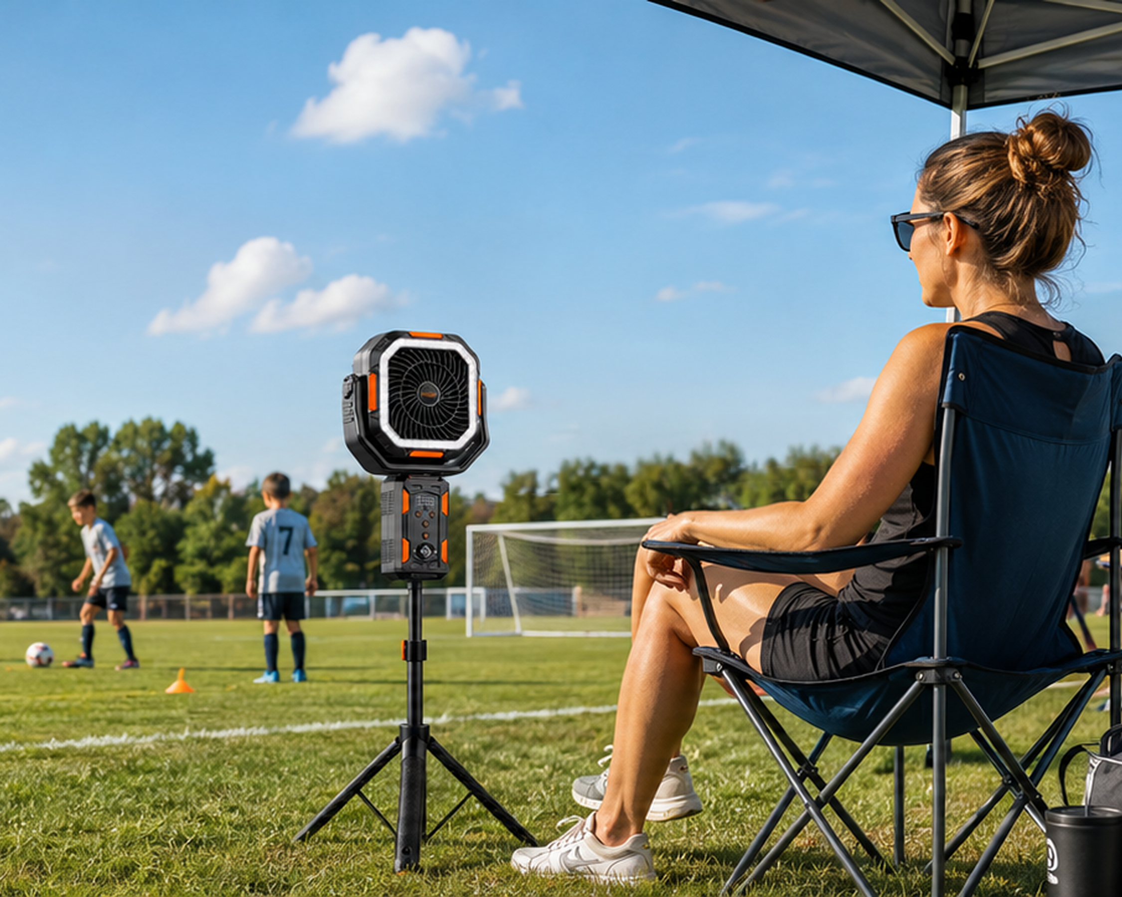 OGERY F11 Camping Fan: A Fan, Lantern and Power Bank in One
