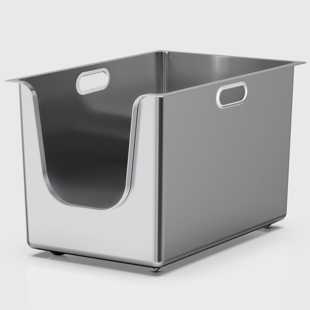 PTLOM Front Entry XL Review: A Tall Steel Litter Box for Many Cats