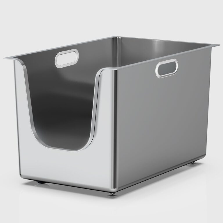 PTLOM Front Entry XL Review: A Tall Steel Litter Box for Many Cats