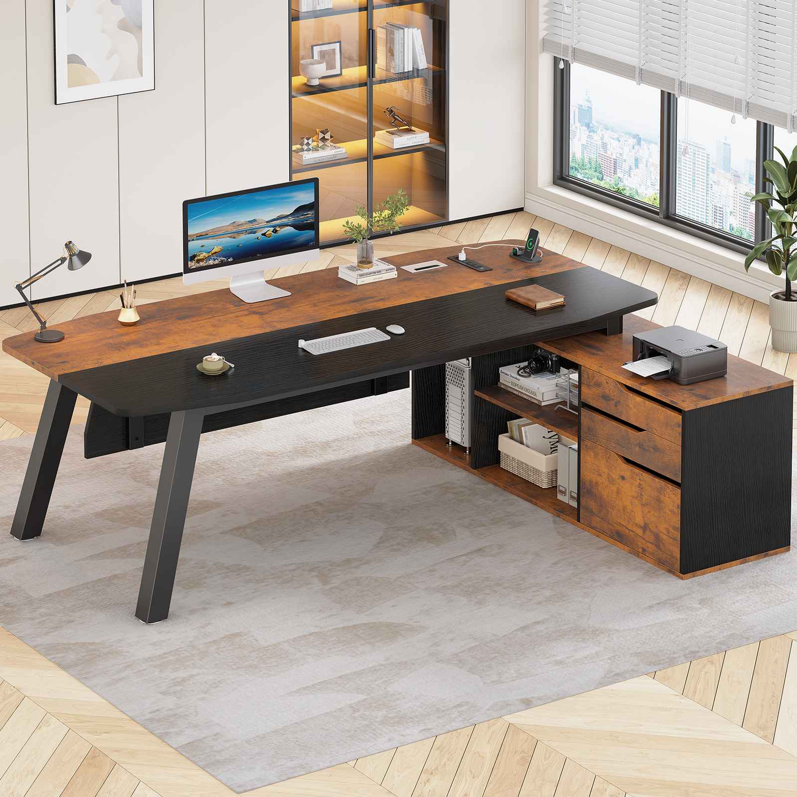 SEDETA 71-Inch Executive Desk With File Cabinet: The Spec-Sheet Verdict