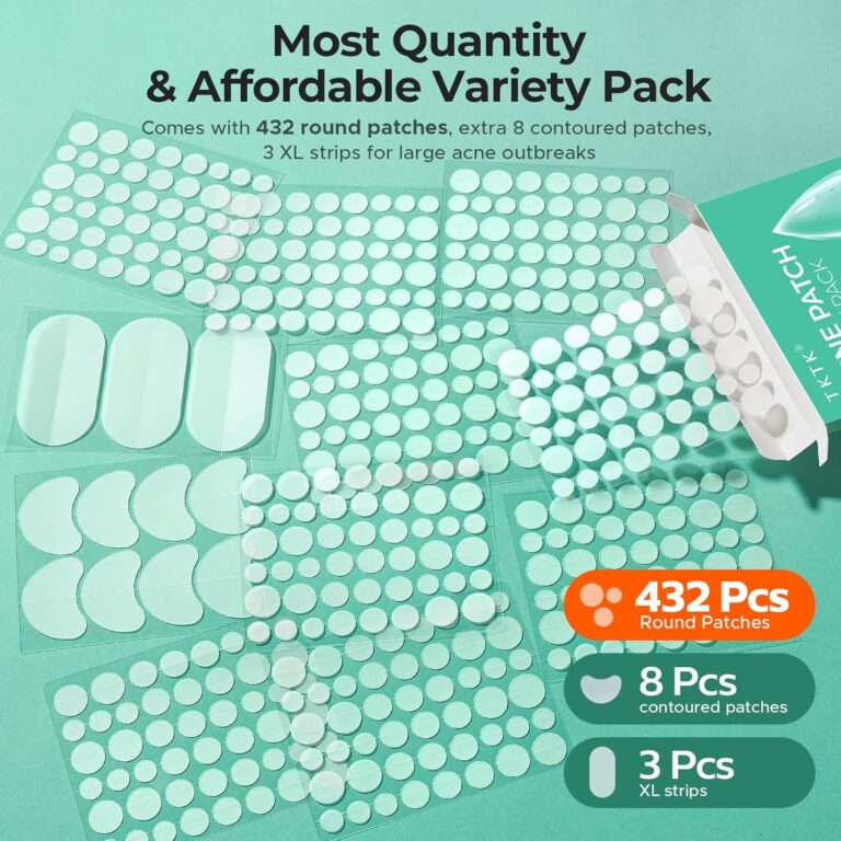TKTK 443 Count Acne Patch Variety Pack Review: What Is in the Box